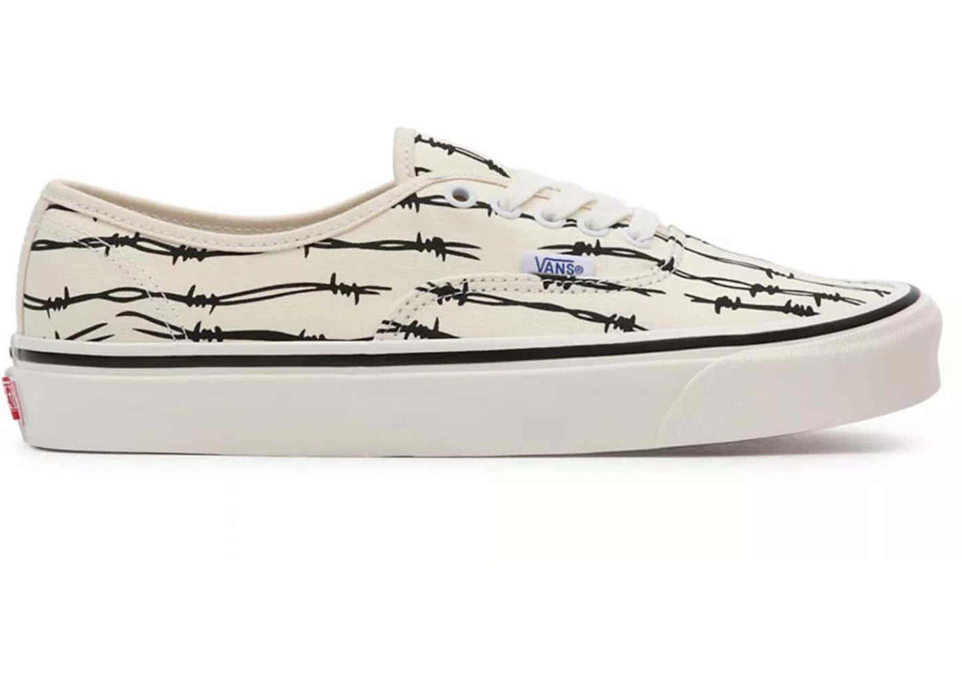 Vans UA Authentic 44 DX Anaheim Factory Barbed Wire White - vue 360