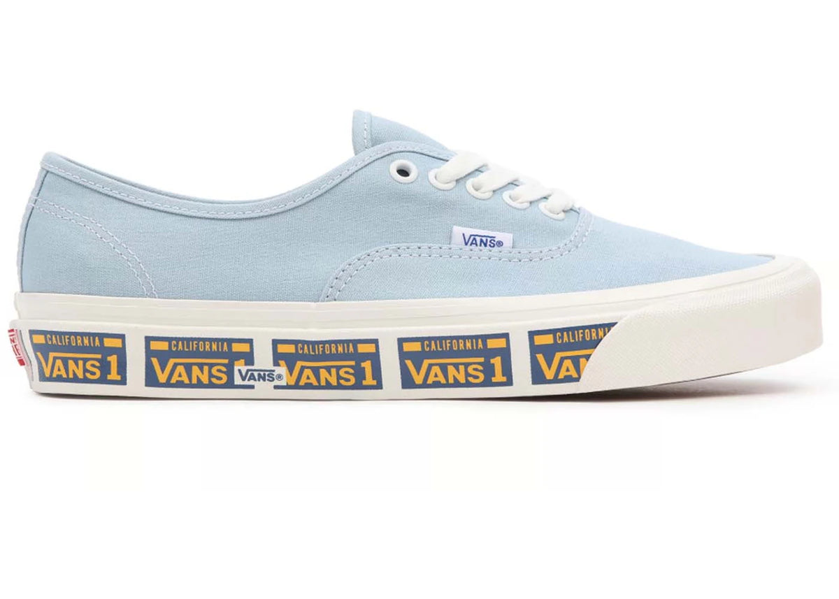 Vans UA Authentic 44 DX Anaheim Factory Vanity Plate Light Blue - vue secondaire A