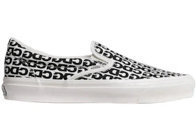 Vans Vault Slip-On LX Comme des Garcons White Black