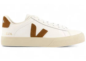 Veja Campo Leather White Cognac