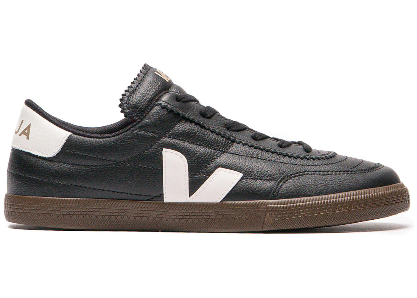 Veja Panenka O.T. Leather Black White - vue secondaire A