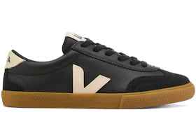 Veja Volley Leather Black Pierre - vue 360
