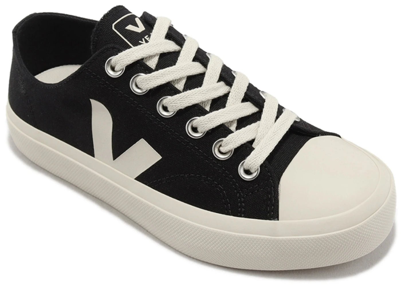 Veja Wata II Low Canvas Black Pierre - vue secondaire B