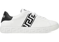 Versace Embroidered Greca White Black