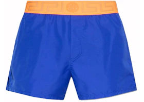 Versace Greca Swim Shorts Blue/Orange