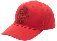 Versace Medusa Baseball Hat Red