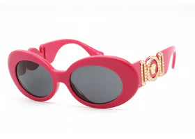 Versace Medusa Biggie Oval Sunglasses Hot Pink (VE4426BU-536787) - vue 360