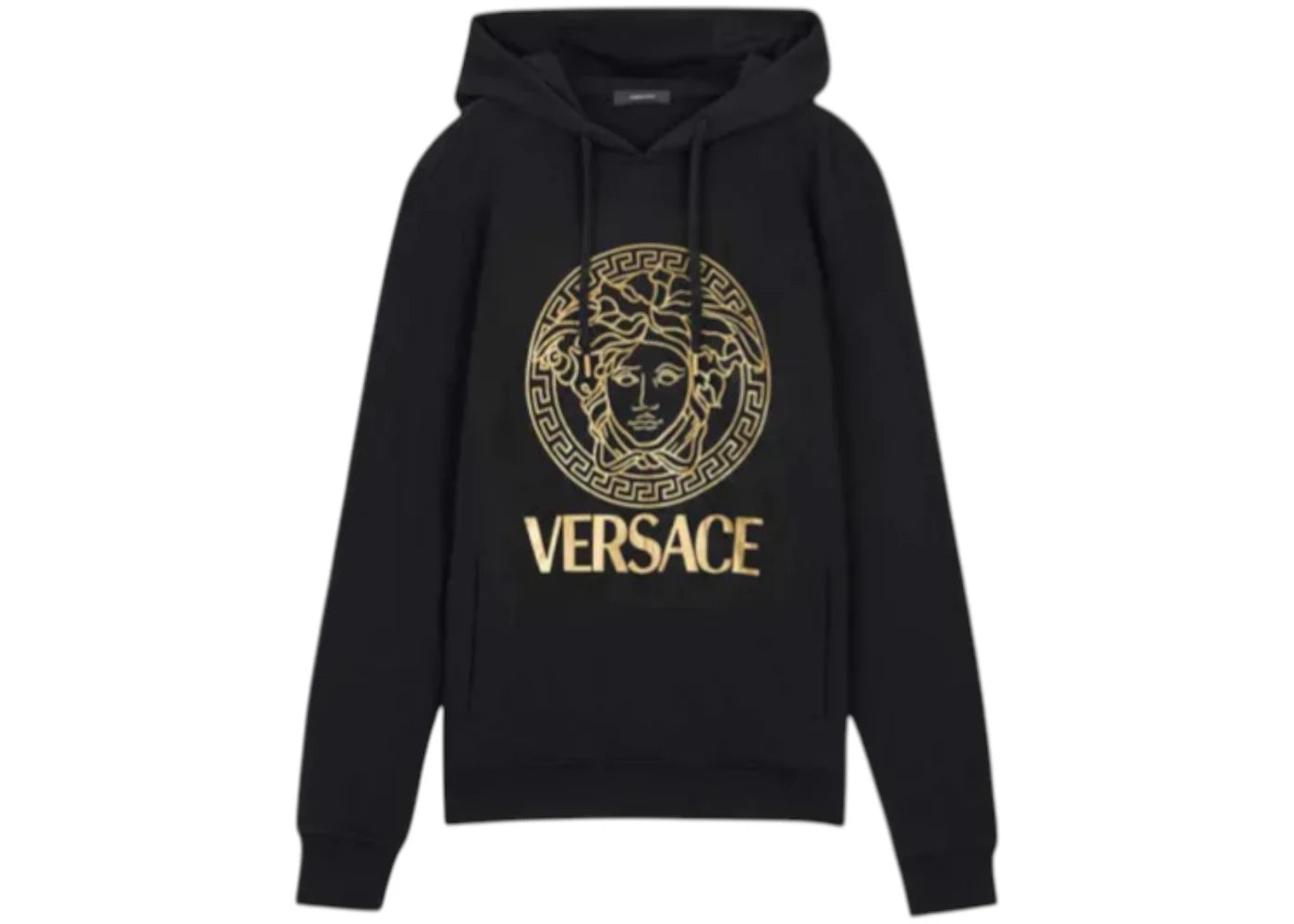 Versace Medusa Logo Hoodie Black - vue secondaire A