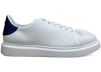Versace Medusa Low Sneakers White Navy