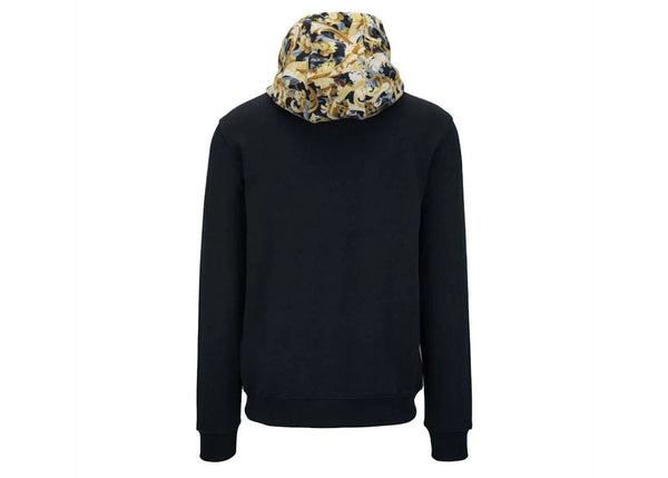 Versace Printed Hood Sweatshirt Black/Yellow