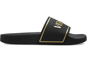 Versace Rubber Slider Black