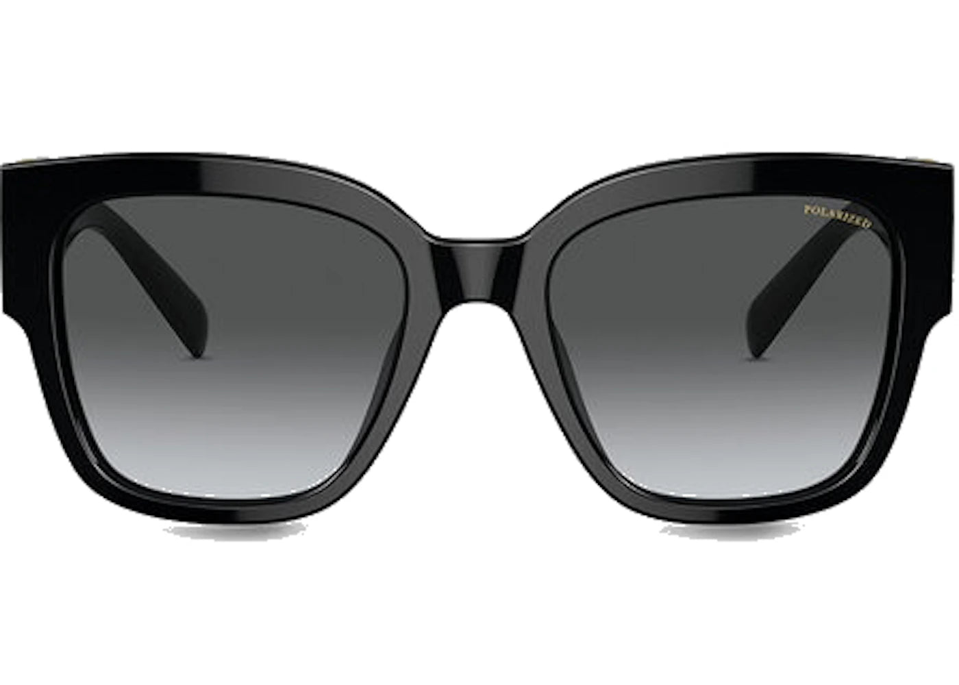 Versace Square Polarized Sunglasses Black/Gold (4437-U) - vue secondaire B