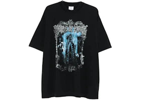 Vetements Cof Butterfly Oversized T-shirt Washed Black