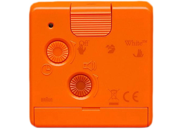 Virgil Abloh Braun Off-White Alarm Clock Orange