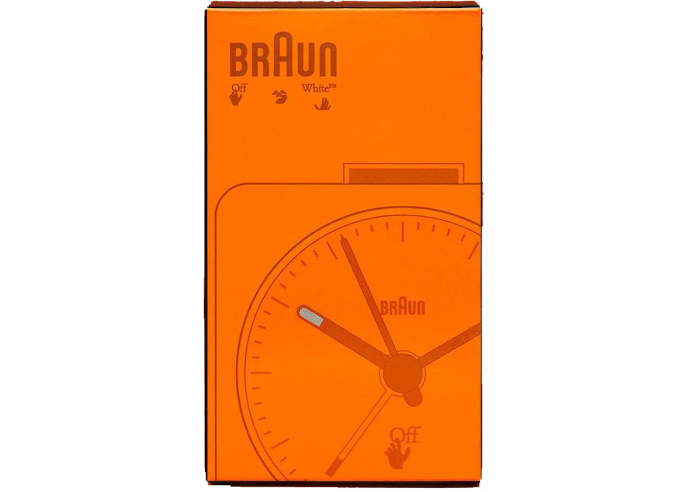 Virgil Abloh Braun Off-White Wecker Orange - vue secondaire B