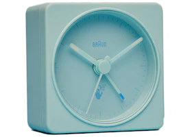 Virgil Abloh Braun Off-White Alarm Clock Pale Blue - vue 360