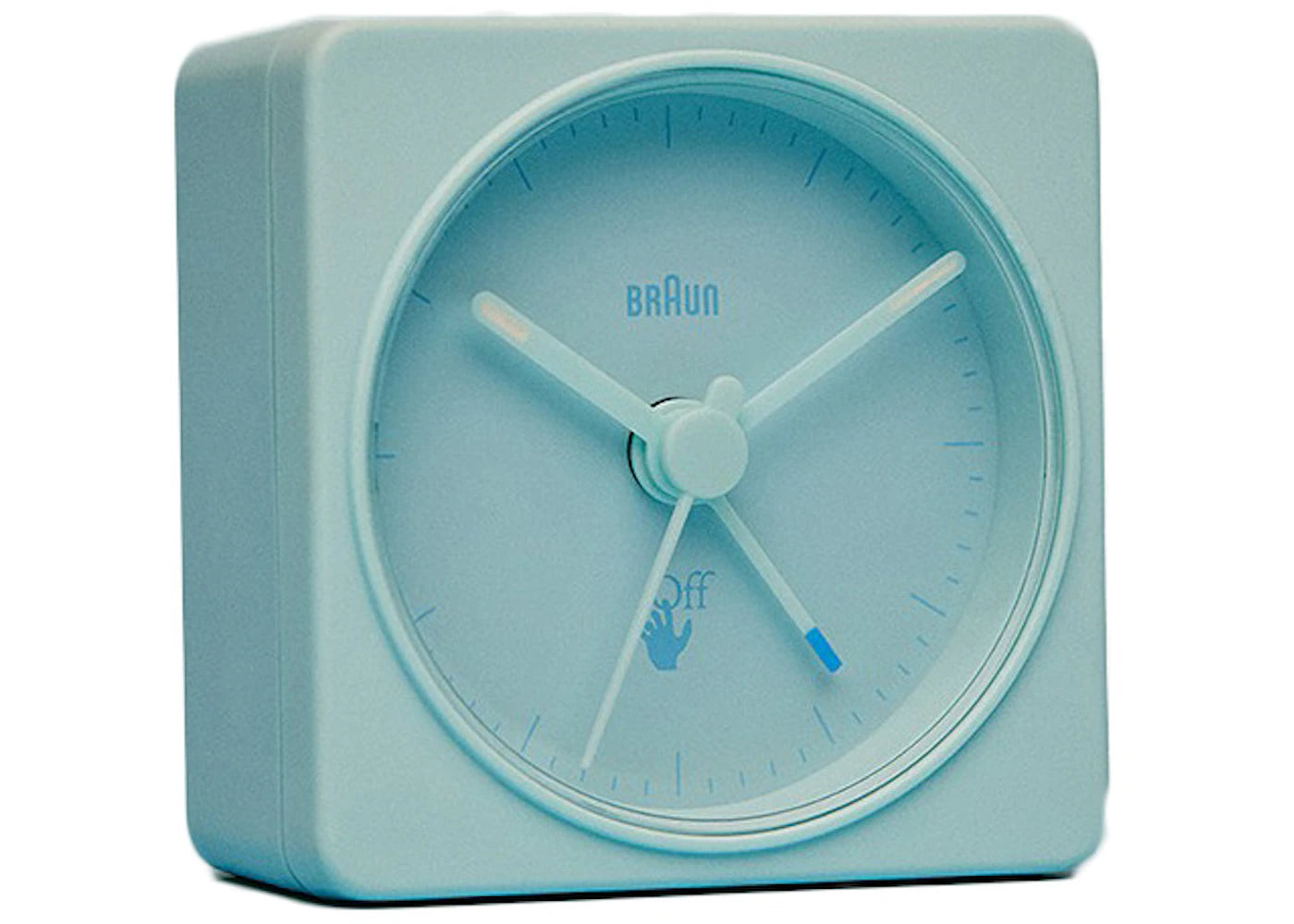 Virgil Abloh Braun Off-White Alarm Clock Pale Blue - vue secondaire A