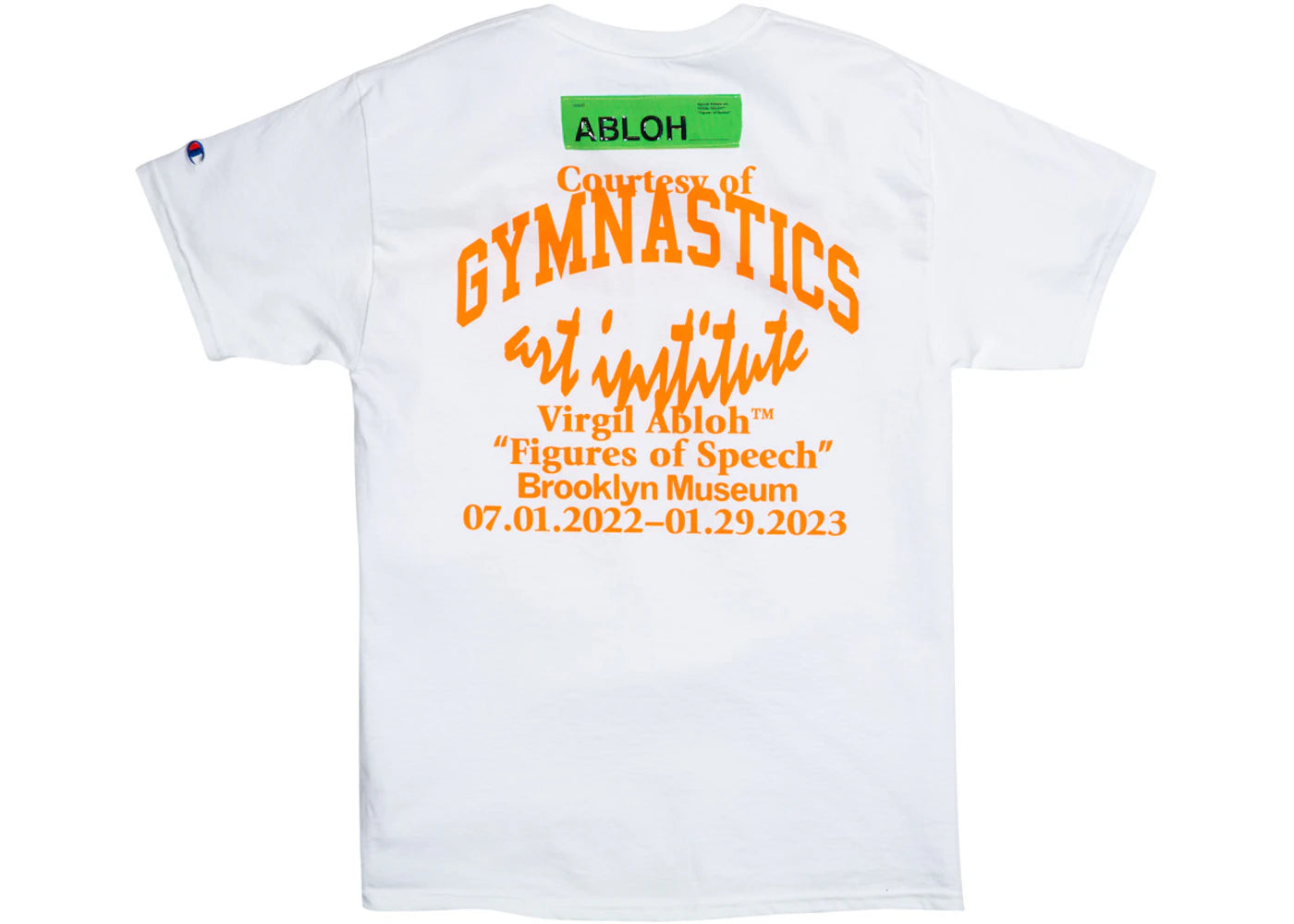 Virgil Abloh Brooklyn Museum Sunroof Trojan Horse T-shirt White - vue secondaire B