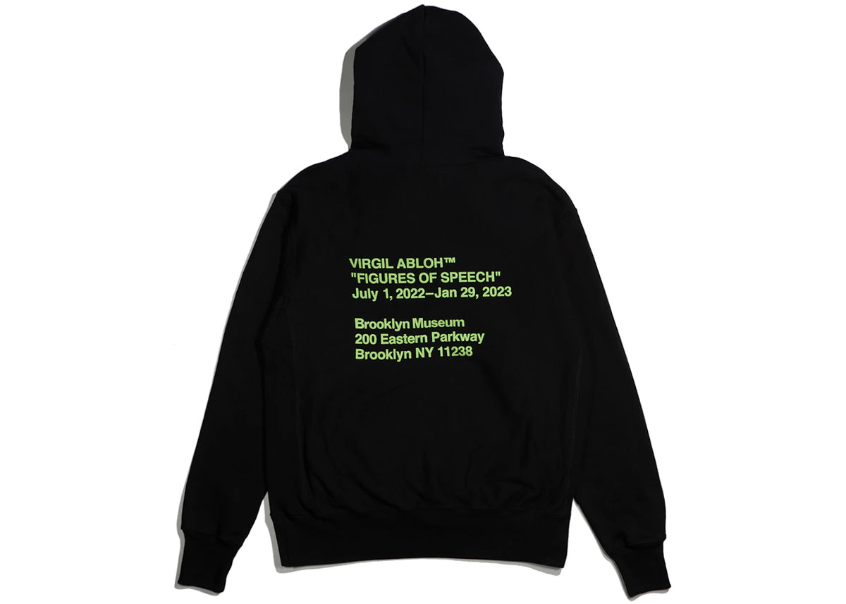 Virgil Abloh x Disney x Brooklyn Museum Mickey Mouse Hoodie Black - vue secondaire B