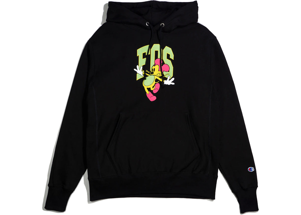 Virgil Abloh x Disney x Brooklyn Museum Mickey Mouse Hoodie Black - vue secondaire A