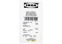 Virgil Abloh x IKEA MARKERAD "RECEIPT" Rug 200x90 CM White/Black