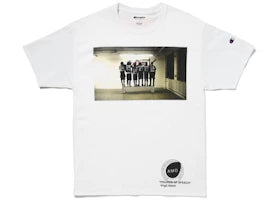 Virgil Abloh x MCA Figures of Speech Pyrex Team Tee (Black Bar Version) White - vue 360