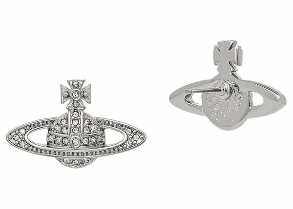 Vivienne Westwood Earrings Mini Bas Relief Silver