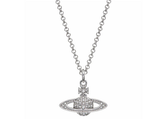 Vivienne Westwood Necklace Mini Bas Relief Pendant Silver