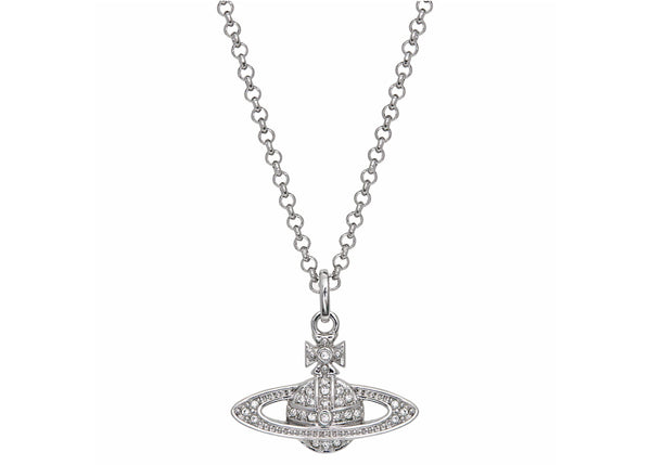 Vivienne Westwood Necklace Mini Bas Relief Pendant Silver