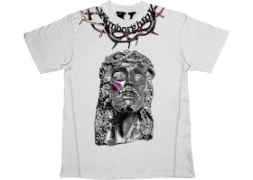Vlone Yams Day Jesus Piece T-shirt White - vue 360