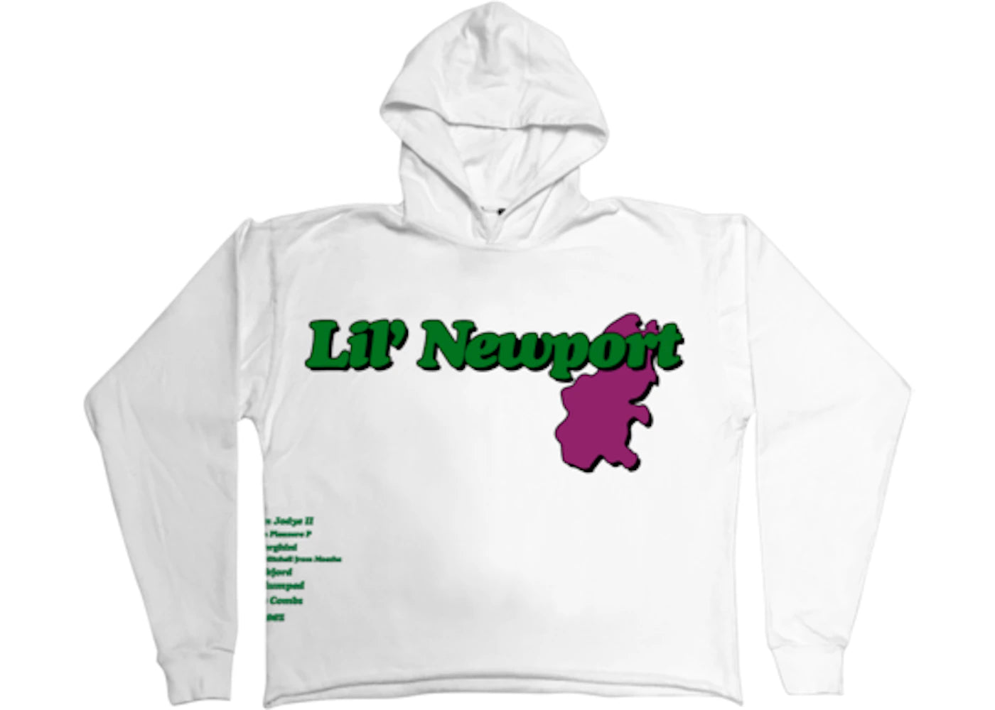 Vlone Yams Day Lil Newport Hoodie White - vue secondaire B