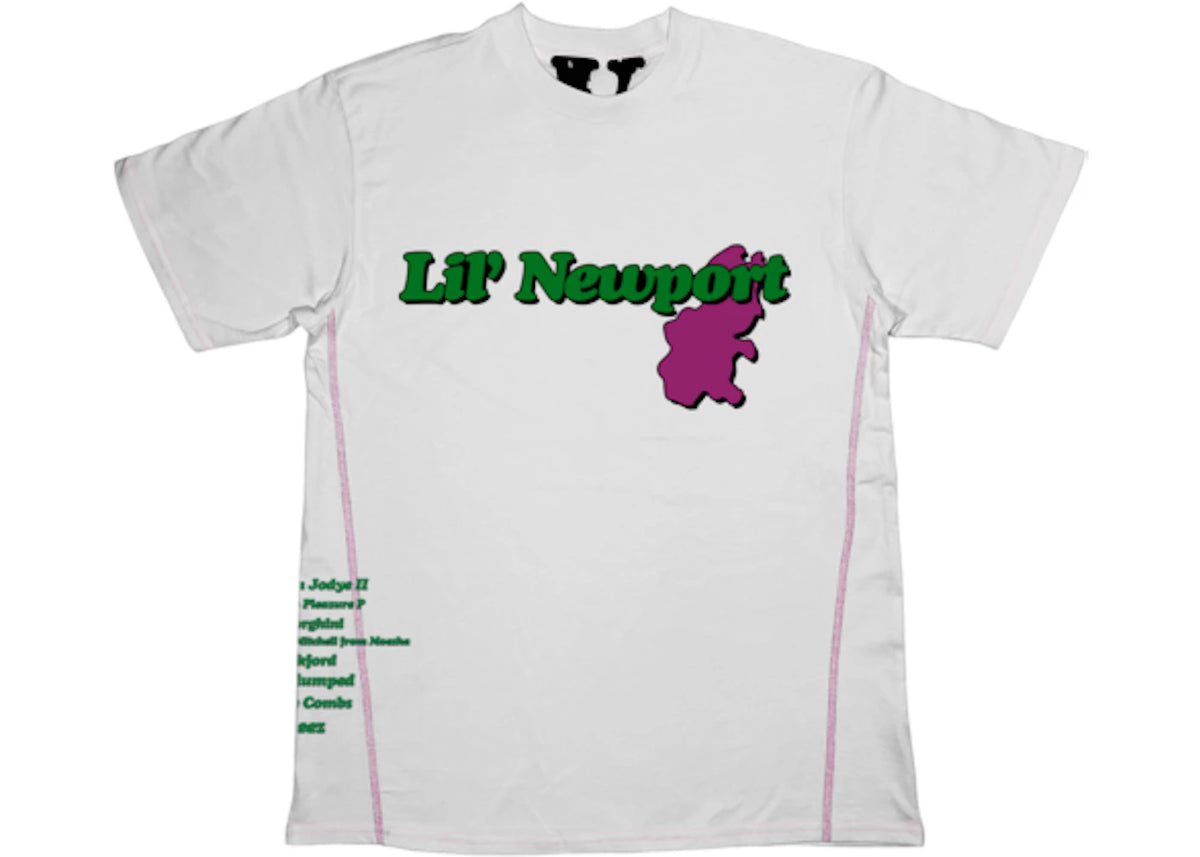 Vlone Yams Day Lil Newport T-shirt White - vue secondaire B