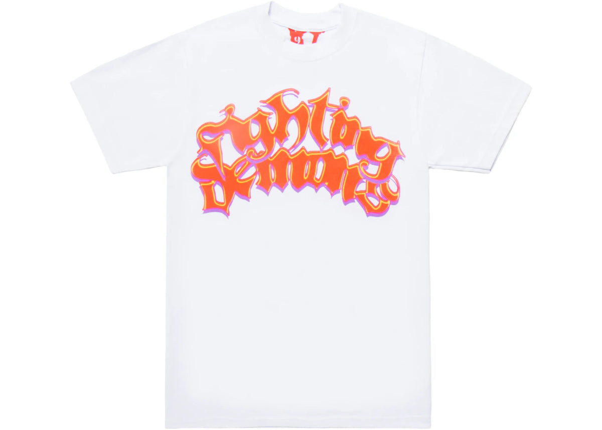 Juice Wrld x Vlone Neon T-shirt White - vue secondaire A