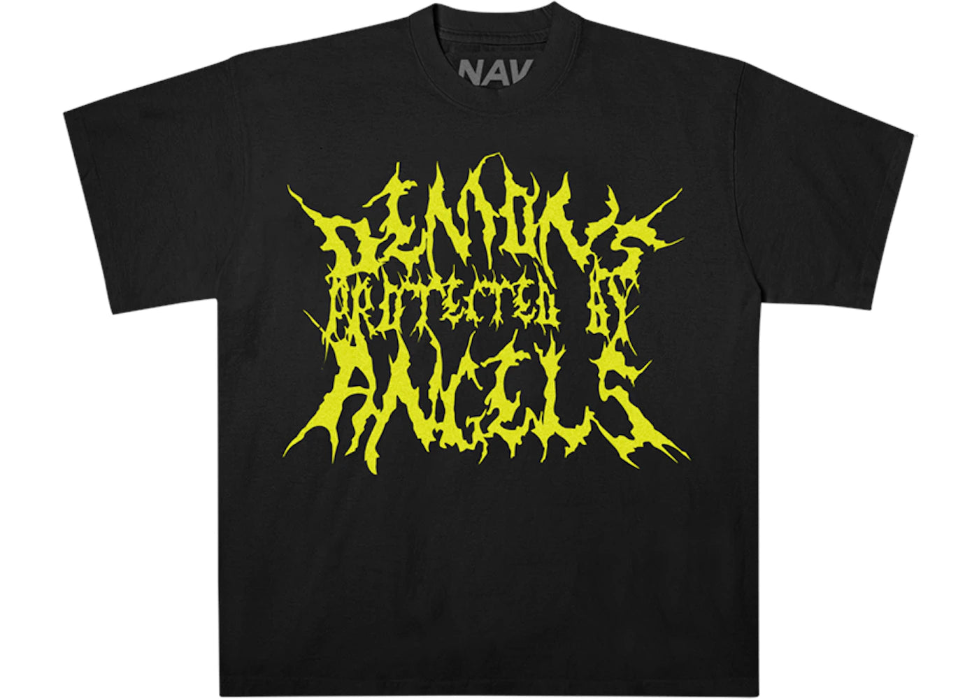 Vlone x Nav DPBA Box Set 002 Jagged T-shirt Black - vue secondaire A