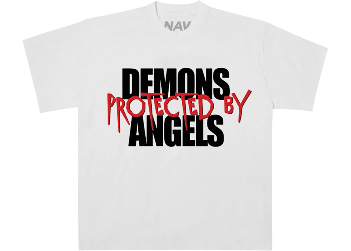Vlone x Nav DPBA Box Set 004 Glow T-shirt White - vue secondaire A