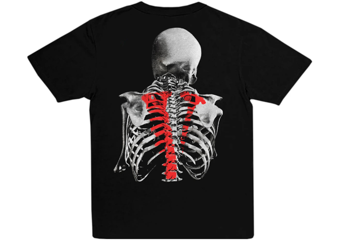 Vlone x Never Broke Again Bones T-shirt Black - vue 360