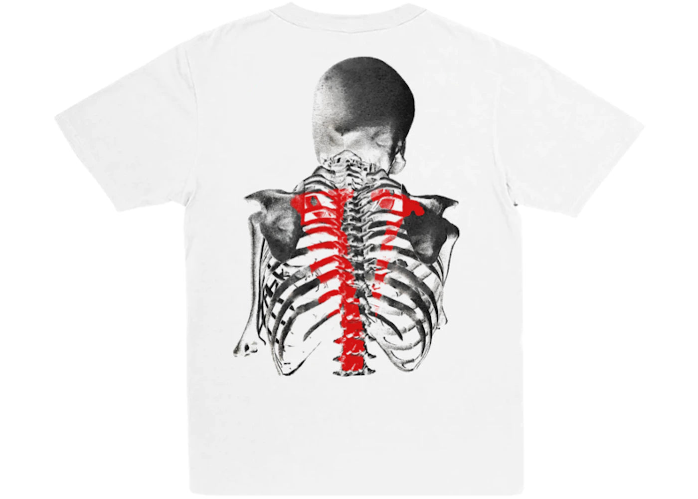 Vlone x Never Broke Again Bones T-shirt White - vue 360
