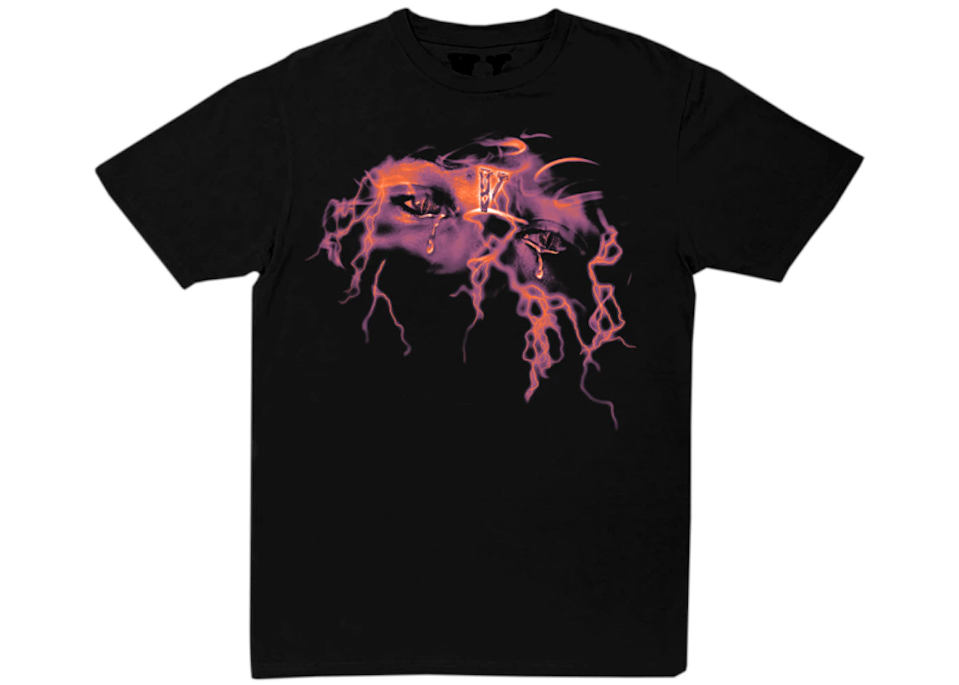 Vlone x Never Broke Again Eyes T-shirt Black - vue secondaire B