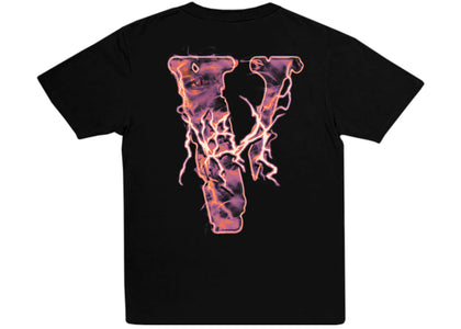 Vlone x Never Broke Again Eyes T-shirt Black - apparel view 2