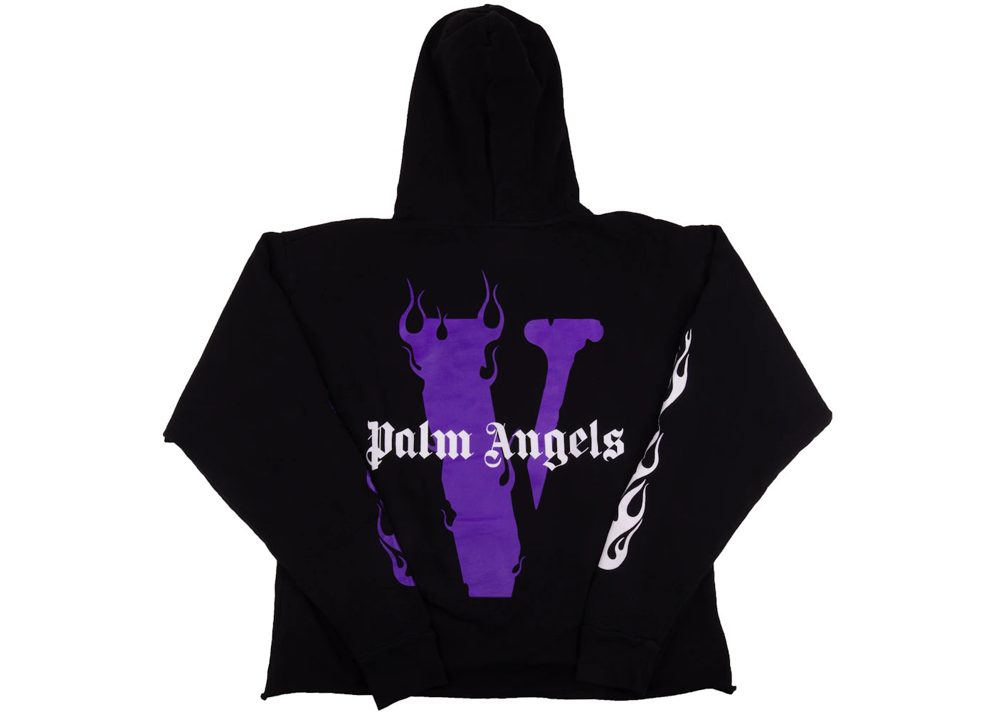Vlone x Palm Angels Hoodie Black/Purple - vue secondaire B