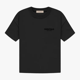 Fear of God Essentials Jersey Crewneck T-Shirt Black - authentic Fear of God apparel