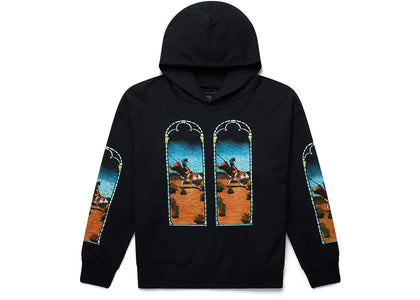 Who Decides War x EST Gee Stained Glass Hoodie Black - authentic Who Decides War apparel