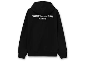Wooyoungmi Back Logo Hoodie Black