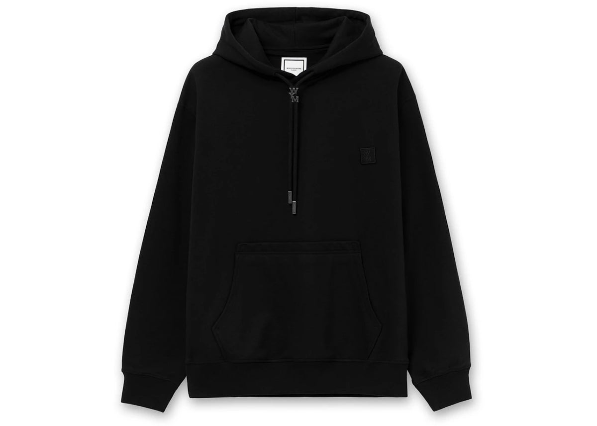 Wooyoungmi Back Logo Hoodie Black - vue secondaire B