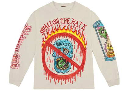 XXXTentacion Swallow The Hate Long Sleeve Tee Bone - product view 2