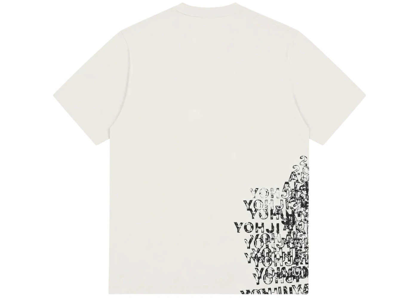 Y-3 GFX S/S T-shirt White - vue secondaire B