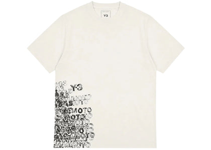 Y-3 GFX S/S T-shirt White - apparel view 2