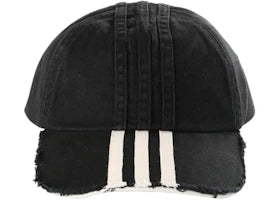 Y-3 Stripes Caps Hat Black - vue 360