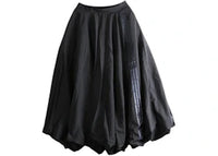 Y-3 Women's WoGradient Stripes Nylon Baloon Skirt Black