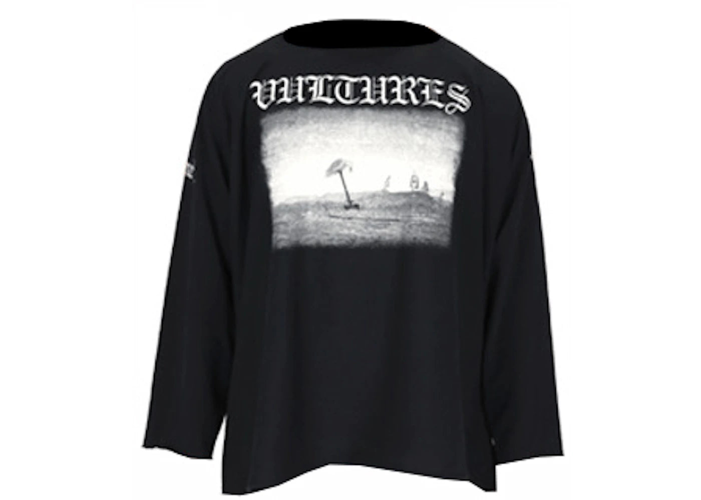 YZY Vultures Long T Black - vue 360